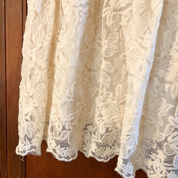 Forever 21 Cream Lace Dress | White Summer Dress - Picture 5 of 7